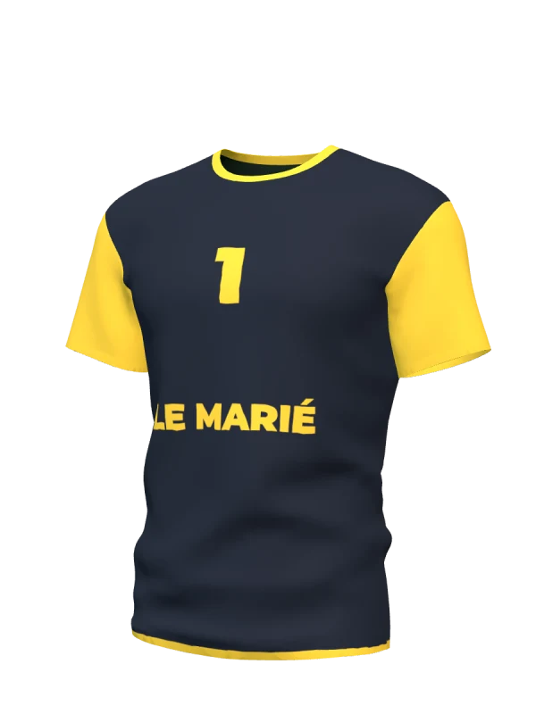 Maillot de foot personnalisé pour EVG avec surnom du marié